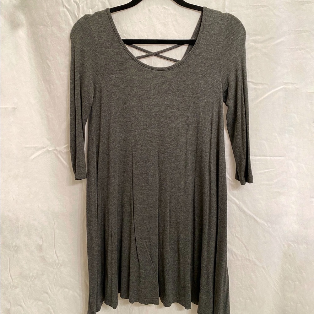 Contempo cross cross back dress